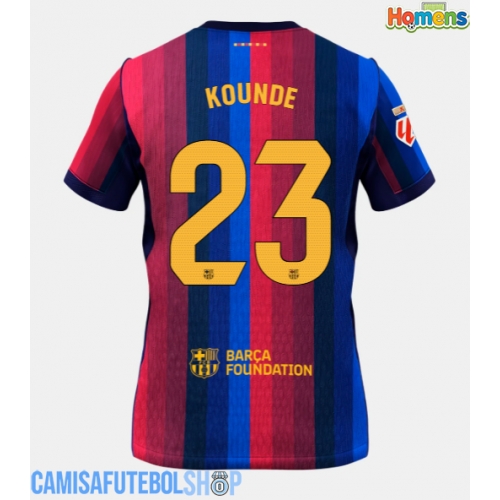 Camisa de time de futebol Barcelona Jules Kounde #23 Replicas 1º Equipamento 2026-27 Manga Curta